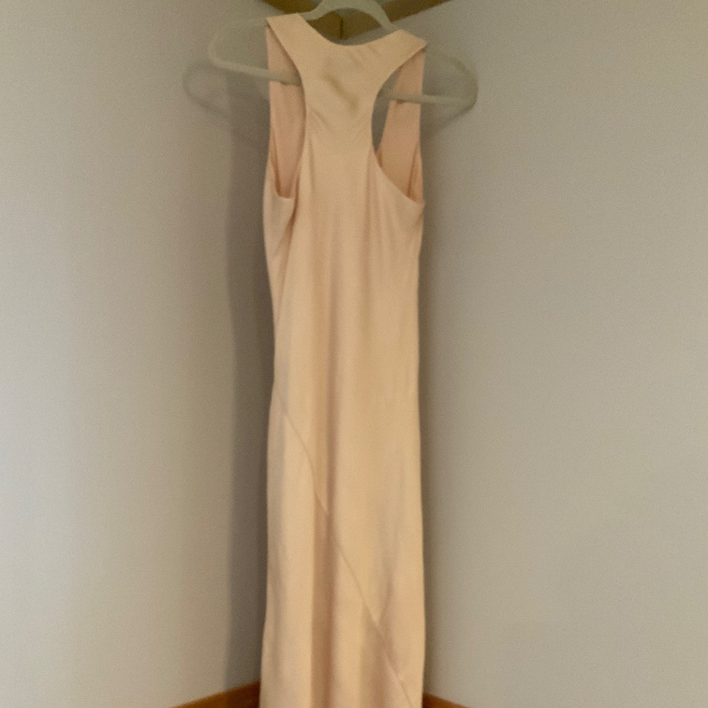 Banana Republic Butter Yellow 8 Maxi Racerback Dress Classic Timeless Scandi - Picture 2 of 12